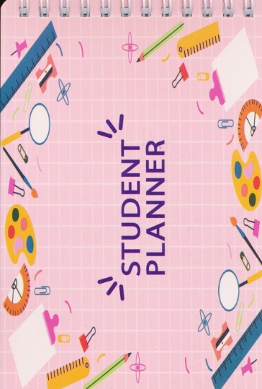 تصویر  دفترچه یادداشت student planner (کد 506)،(سیمی)